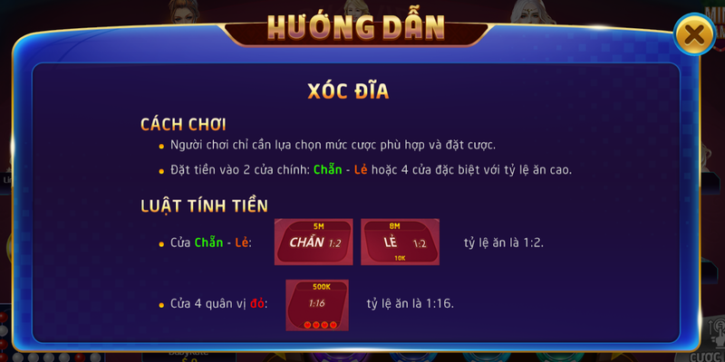 Một số lưu ý khi chơi game xóc đĩa hạt dưa